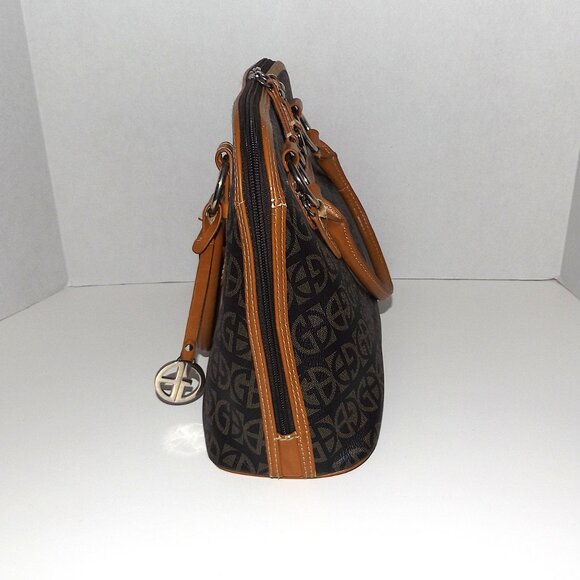 Giani Bernini Dome Block Signature Satchel Handbag - Picture 3 of 13